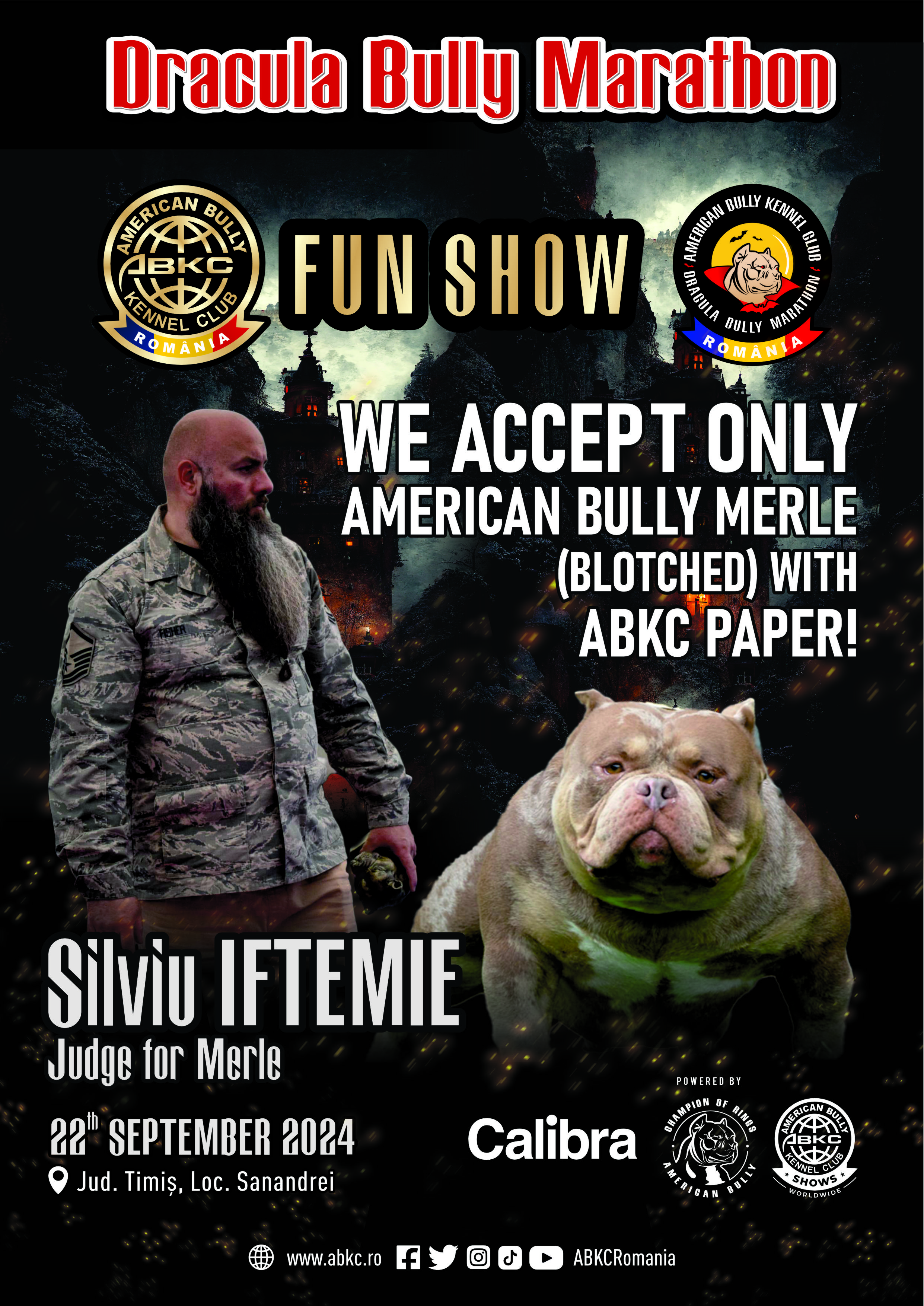 MERLE FUN SHOW Dracula Bully Marathon 2024